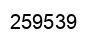 Number 259539 black image