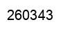 Número 260343 imagen negro