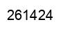 Number 261424 black image