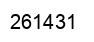 Number 261431 black image