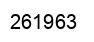 Number 261963 black image