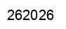 Number 262026 black image