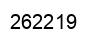 Number 262219 black image