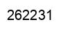 Number 262231 black image