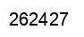 Number 262427 black image
