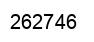 Number 262746 black image