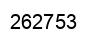 Number 262753 black image