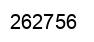 Number 262756 black image