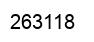 Number 263118 black image