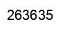 Number 263635 black image