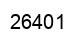 Número 26401 imagen negro