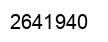 Number 2641940 black image