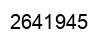 Number 2641945 black image