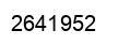 Number 2641952 black image