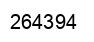 Number 264394 black image