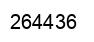 Number 264436 black image