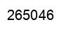 Number 265046 black image