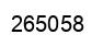 Number 265058 black image