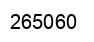 Number 265060 black image