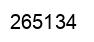 Number 265134 black image