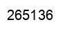 Number 265136 black image