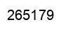 Number 265179 black image