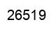 Number 26519 black image