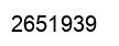 Number 2651939 black image