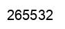 Number 265532 black image