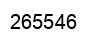 Number 265546 black image