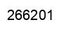Number 266201 black image