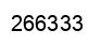 Number 266333 black image