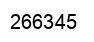 Number 266345 black image