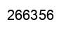 Number 266356 black image