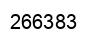 Number 266383 black image