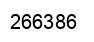 Number 266386 black image
