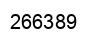 Number 266389 black image