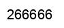 Número 266666 imagen negro