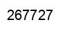 Number 267727 black image