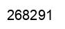 Number 268291 black image