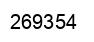 Number 269354 black image