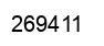Número 269411 imagen negro