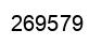 Number 269579 black image