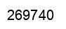 Number 269740 black image
