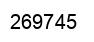 Number 269745 black image