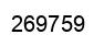 Number 269759 black image