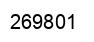 Número 269801 imagen negro