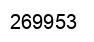 Number 269953 black image