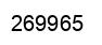 Number 269965 black image