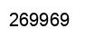 Number 269969 black image